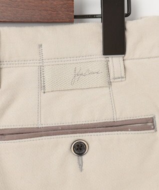 JOSEPH ABBOUD 【ウエストも伸びる！/2WAYストレッチ/暖かい/オーガニック】オーガニックコットン ウオーム パンツ ベージュ系