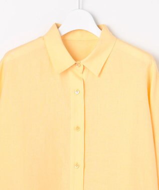 自由区 L トルコリネン シャツ クリーム