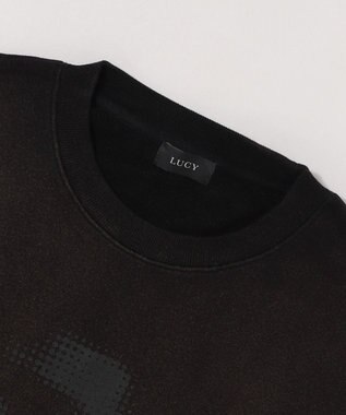 WEGO フェードプリントプルオーバー ブラック