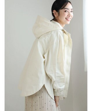 Green Parks 撥水加工　2WAYゆったりブルゾン Ecru