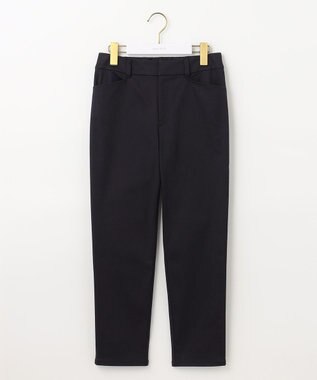 ANY SIS 【撥水】サテンストレッチビューティ パンツ ブラック