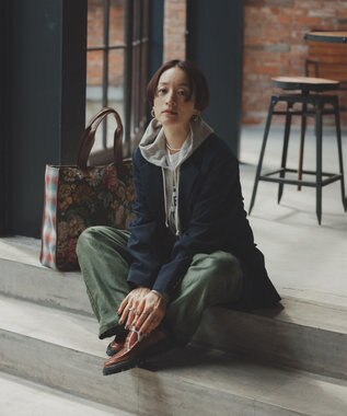 #Newans 【高山都さんコラボ】オーバーサイズテーラードジャケット ネイビー