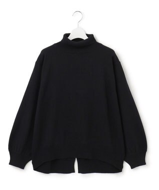 J.PRESS YORK STREET 【WOMEN】ロールネックプルオーバー ブラック系