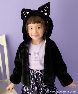 ANY KIDS 【マイメロディ＆クロミ×ANY KIDS】長袖Tシャツ ラベンダー×クロミ