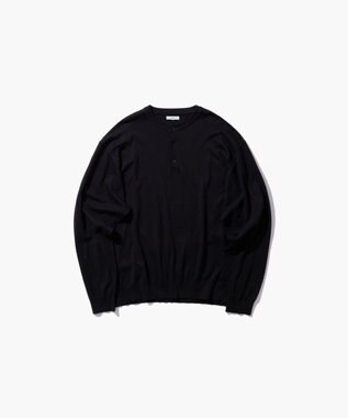 ATON SMOOTH SUVIN | ヘンリーネックセーター - UNISEX