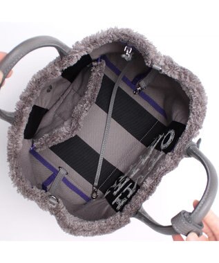 A.D.M.J. 【もこもこ】オスカー/コード刺しゅうキューブトート21cm(Dカン＋) RAT