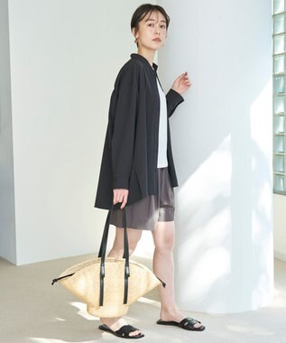 UNFILO ラッシュガード オーバーシャツ ブラック