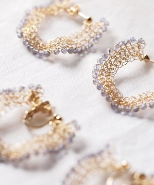 CASUMINO sweet pie iolite イヤリング gold