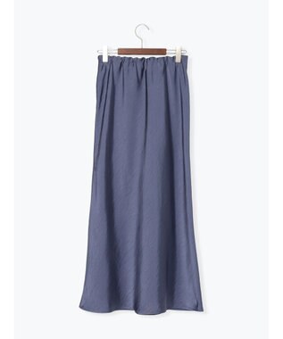 Te chichi バイアスサテンスカート グレー