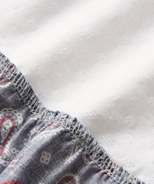 MIKI HOUSE HOT BISCUITS 【80-110cm】 ペイズリー柄 ワンピース 白