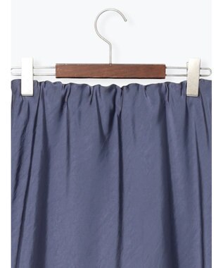 Te chichi バイアスサテンスカート グレー