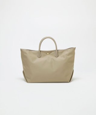 TOPKAPI 【Breath TOPKAPI】ナイロン レザーハンドル シンプル トートバッグ / 軽量 / A4対応 グレージュ