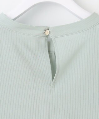 ANY SIS 【洗える】シアーストライプ ブラウス ミント