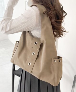 WEGO ハトメデザインワンハンドルトート