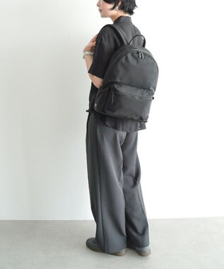 ACE BAGS & LUGGAGE ace. レノウ ビジネスリュック A4サイズ 13.3インチPC収納 2気室 ミニポーチ 20101 エース ジェットブラック