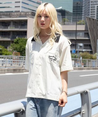 WEGO 【ユニセックス着用ITEM】ボーリングシャツ（SS） ホワイト