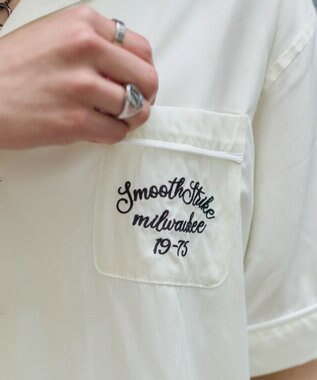 WEGO 【ユニセックス着用ITEM】ボーリングシャツ（SS） ホワイト