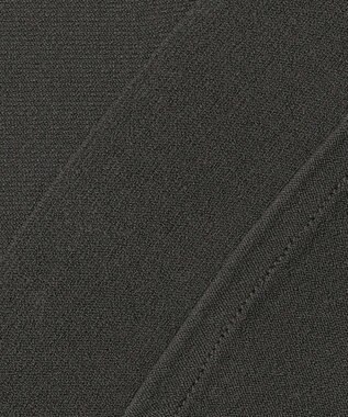 自由区 S 【接触冷感・UVカット・洗える】クレープストレッチAライン ニット バーント