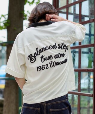 WEGO 【ユニセックス着用ITEM】ボーリングシャツ（SS） ホワイト