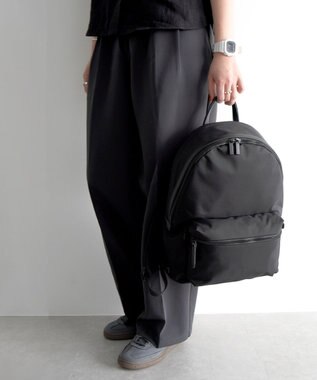 ACE BAGS & LUGGAGE ace. レノウ ビジネスリュック A4サイズ 13.3インチPC収納 2気室 ミニポーチ 20101 エース ジェットブラック