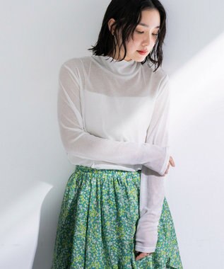 Green Parks シアーリブタートルプルオーバー