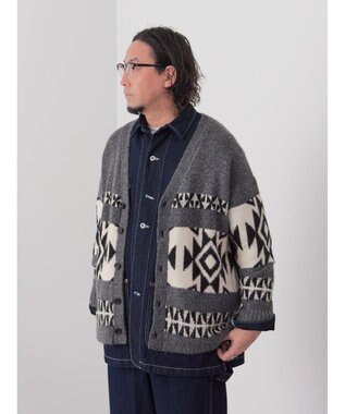 CRAFT STANDARD BOUTIQUE 【男女兼用】オルテガ柄カーディガン Gray