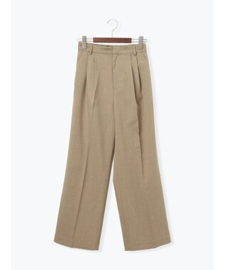 Te chichi メランジツイルワイドパンツ《2026 spring catalog item》 ブラウン