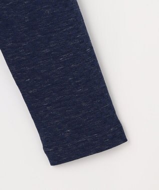 JOSEPH ABBOUD 【キングサイズ・上質な肌触りと美しい光沢感 】ブロックリンクス 長袖Ｔシャツ　26SSモデル ダルブルー系