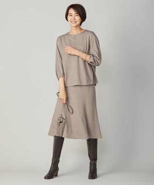 J.PRESS LADIES レザー ロングブーツ ブラウン系