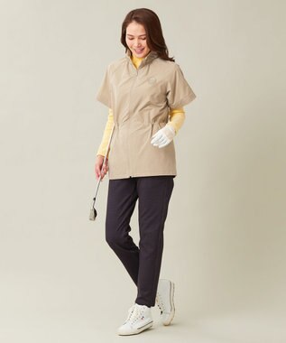 23区GOLF 【WOMEN】【撥水・ストレッチ】デタッチャブル ブルゾン ベージュ系