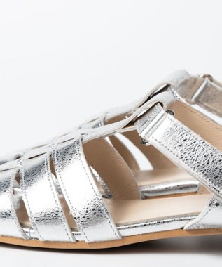 BONTRE 【BONTRE/ボントレ】バックストラップ付グルカサンダル/20402-RS シルバー