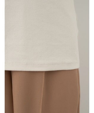 earth music&ecology 細リブＴＥＥ Off White