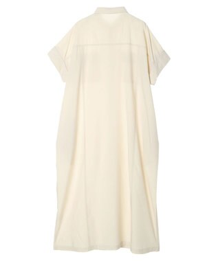AMERICAN HOLIC 接触冷感＋ＵＶカットＷポケットシャツワンピース Ivory