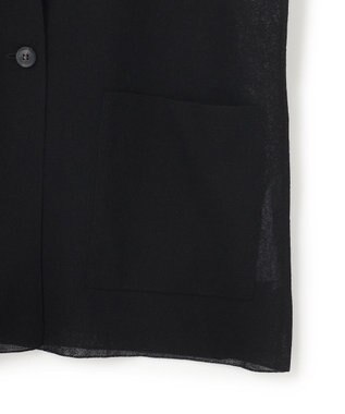 BEIGE， PYRRHOT / シアーコンビ ニットジャケット Black