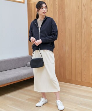 ANY 【洗濯機可/UVケア】ダンボールジップパーカー ネイビー