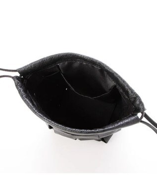 UNBILLION perche サスティナブルメッシュドロストショルダーバッグS ブラック