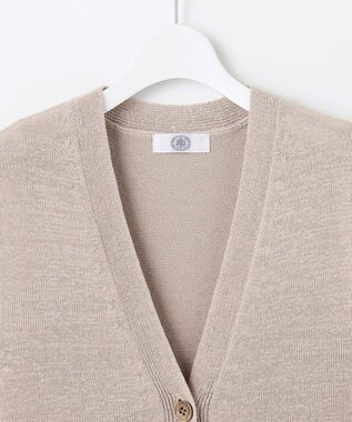 J.PRESS LADIES 【洗える】 LICOテープベスト ニット ジレ ベージュ系