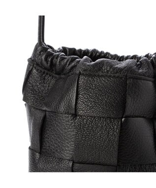 UNBILLION perche サスティナブルメッシュドロストショルダーバッグS ブラック