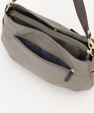 LA BAGAGERIE タック2WAYショルダーバッグ グレージュ