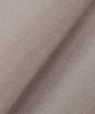 J.PRESS LADIES 【洗える】麻ポリエステルストレッチ ワンピース モカシャンブレー系