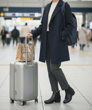 Pointer 本革 両ゴム サイドゴアショートブーツ ブラック