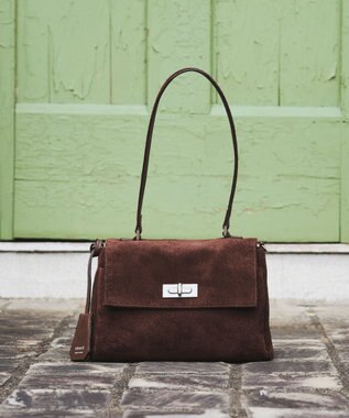russet スエードフラップミニトートバッグ(CE-1722-WEB)