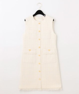 GRACE CONTINENTAL ツイードミニワンピース キナリ