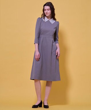 TOCCA 【八木アリサさん着用】【WEB限定カラーあり・消臭】SWEET TEA TIME LACE ドレス ライトグレー系