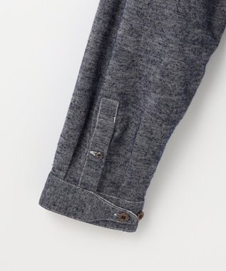 JOSEPH ABBOUD MOUNTAIN 【SPACE／UNISEX】OGスラブシャンブレー シャツ サックスブルー系