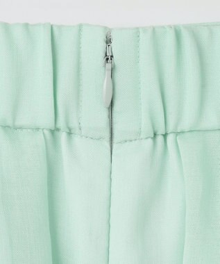 組曲 S 【WEB限定】シアーボイルタックフレア スカート スモーキーグリーン系