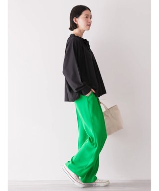 AMERICAN HOLIC イージーケア２ＷＡＹボウタイブラウス Black