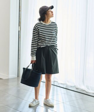 #Newans 【UVカット/撥水/接触冷感】ハーフパンツ ラッシュガード チャコールグレー