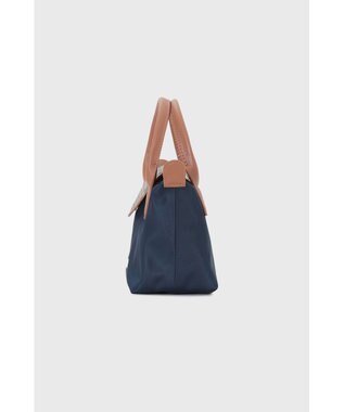 DAKS 【2WAY】ナイロン×牛革 ハウスチェック ミニバッグ ラベンダー