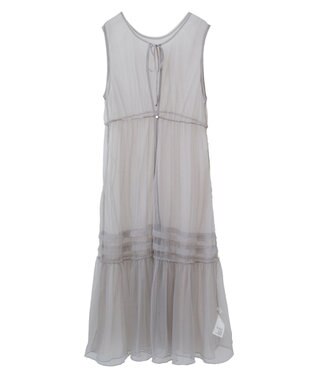 CRAFT STANDARD BOUTIQUE チュールジレワンピース Gray